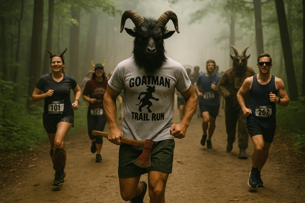 🐐 Goatman Trail Run Blurs Folklore & Fitness