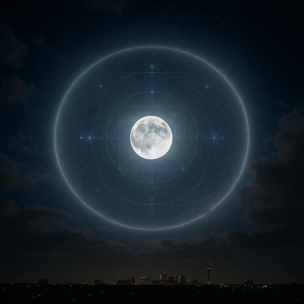 🌕 Moon Ring Over San Antonio