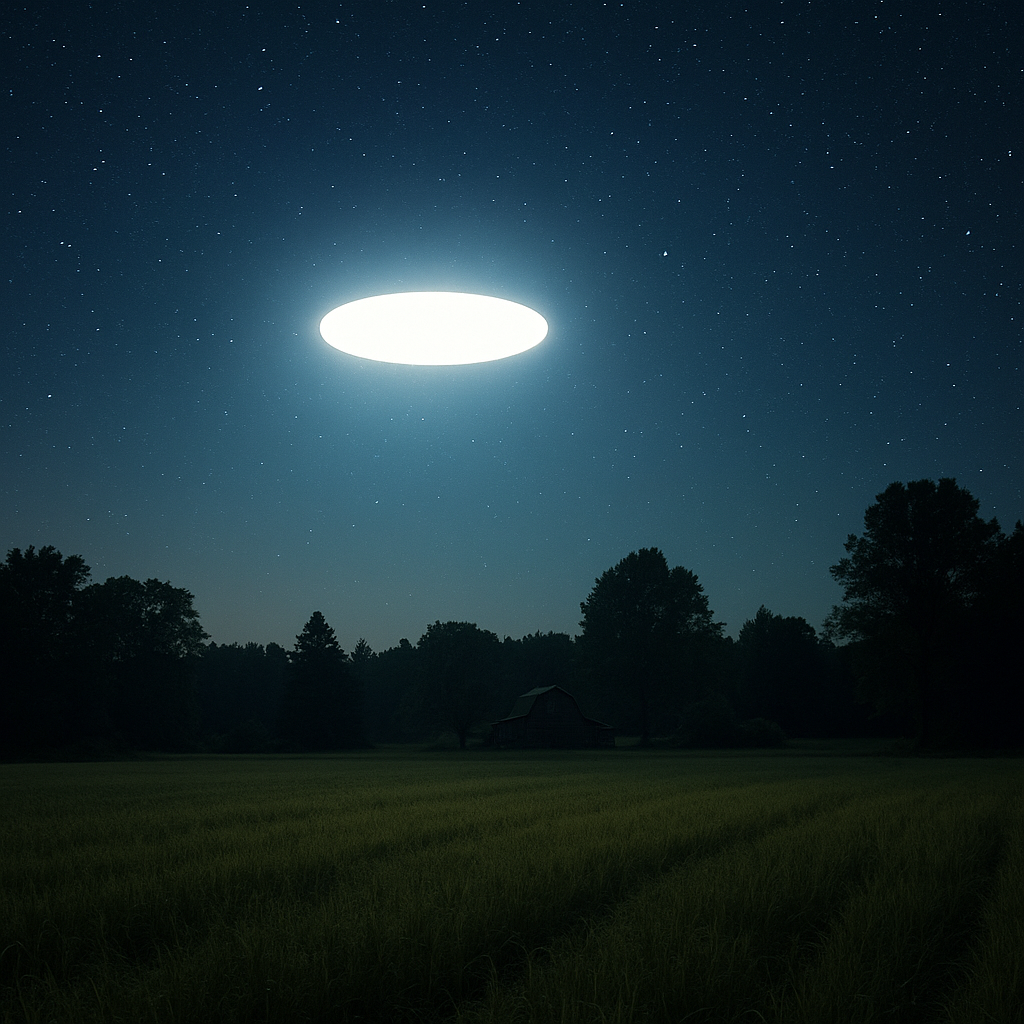 🛸 Midnight Disk Over Meridian: Idaho Witnesses Stunned by Hovering Light