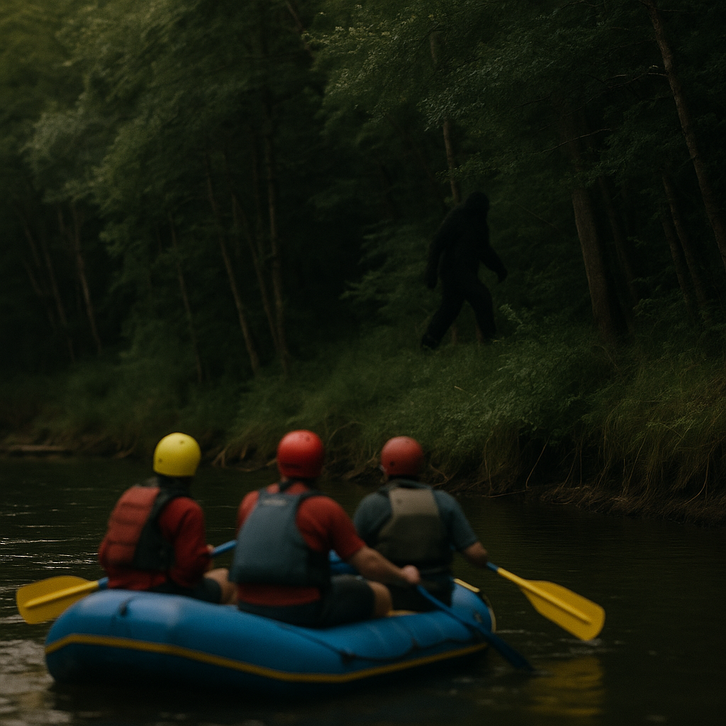 🦍 Bigfoot on the River? Colorado Raft Guides Capture Strange Silhouette