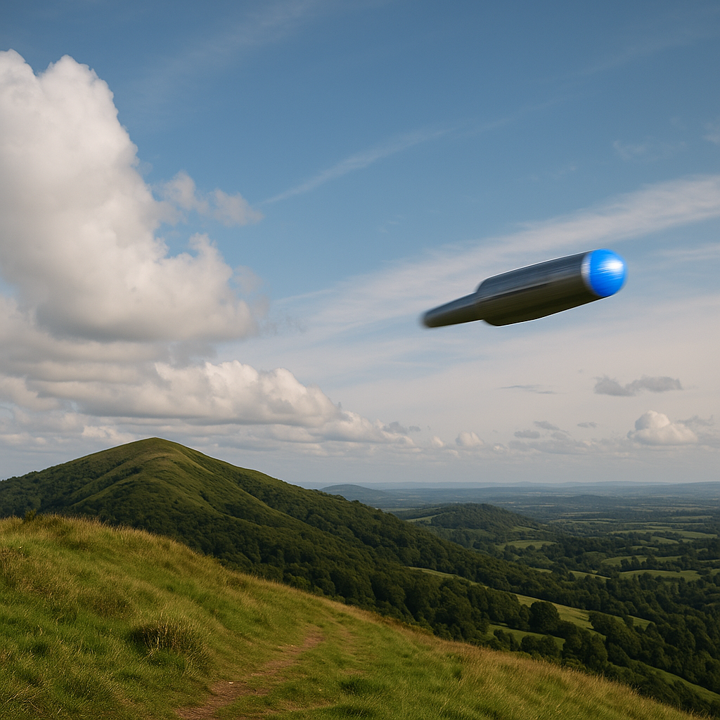 🚀 The Blue-Capped Stranger in the Sky