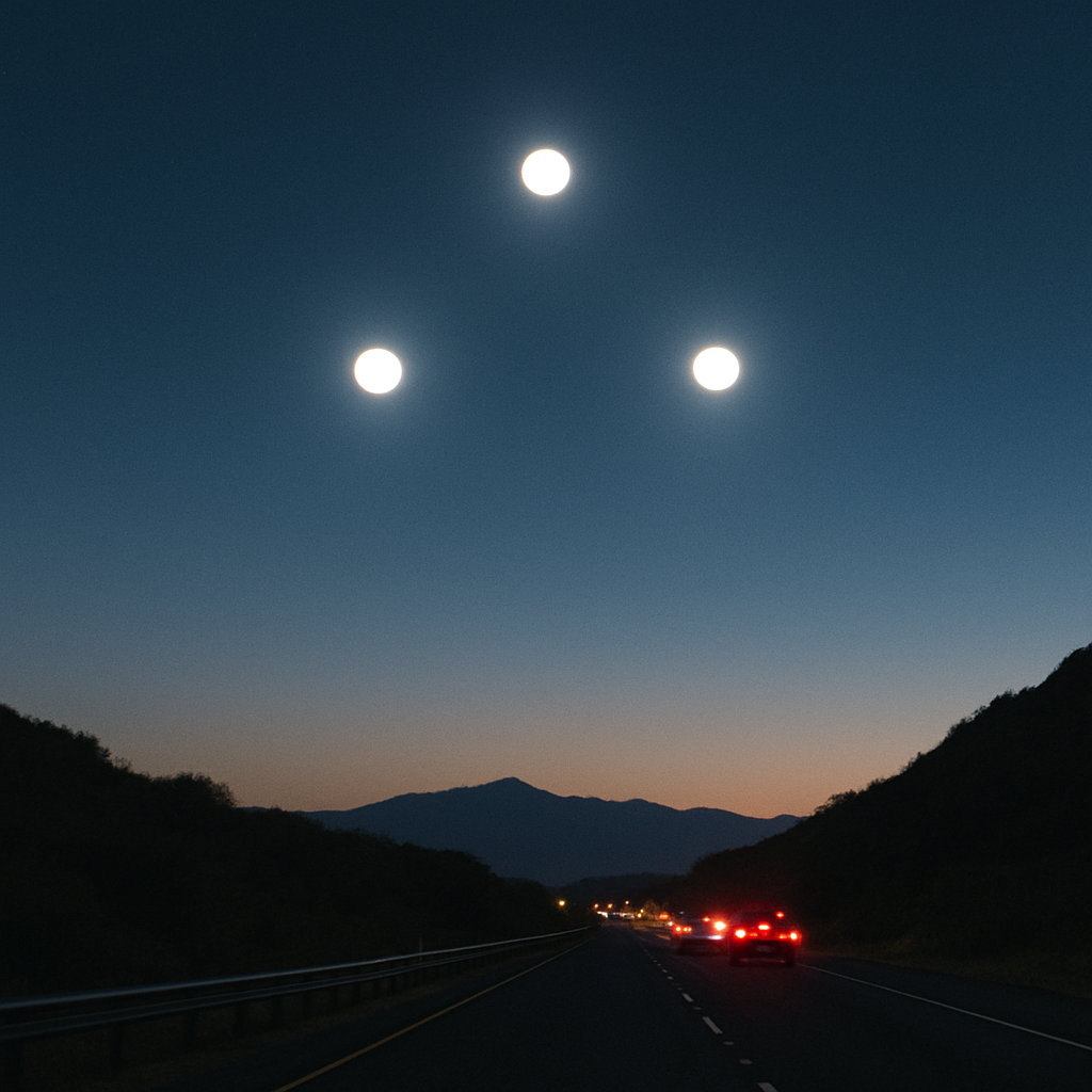 Silent Lights Over the Black Canyon