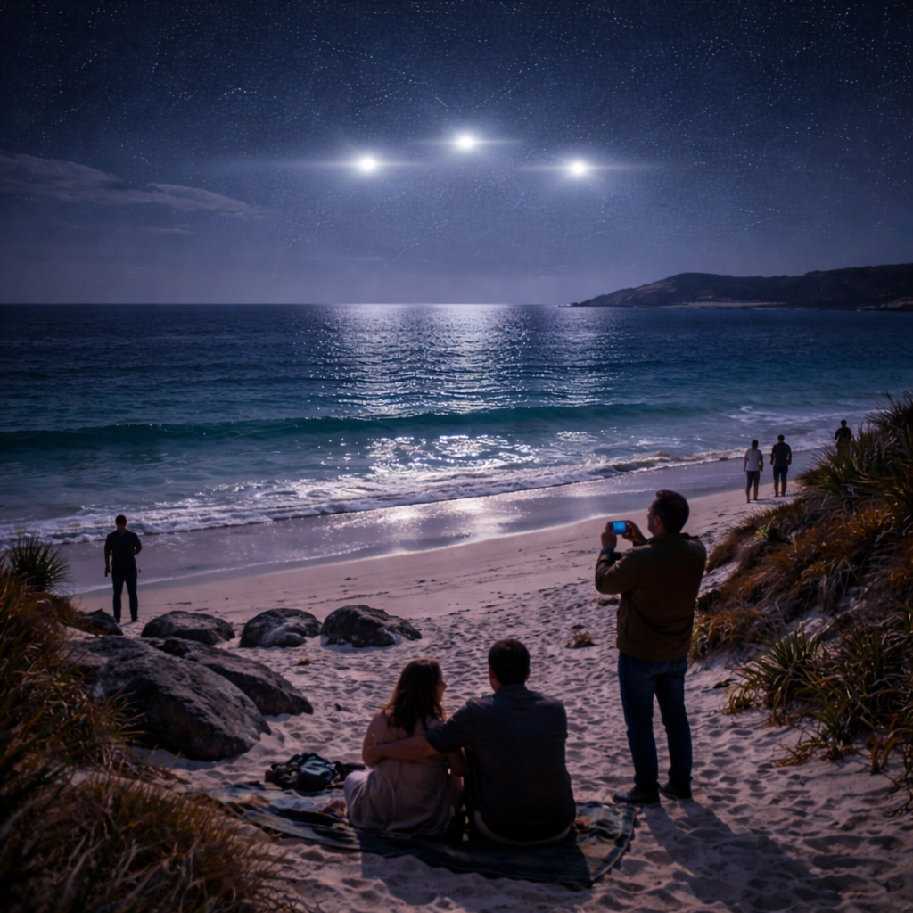 Lights Skimming the Southern Ocean