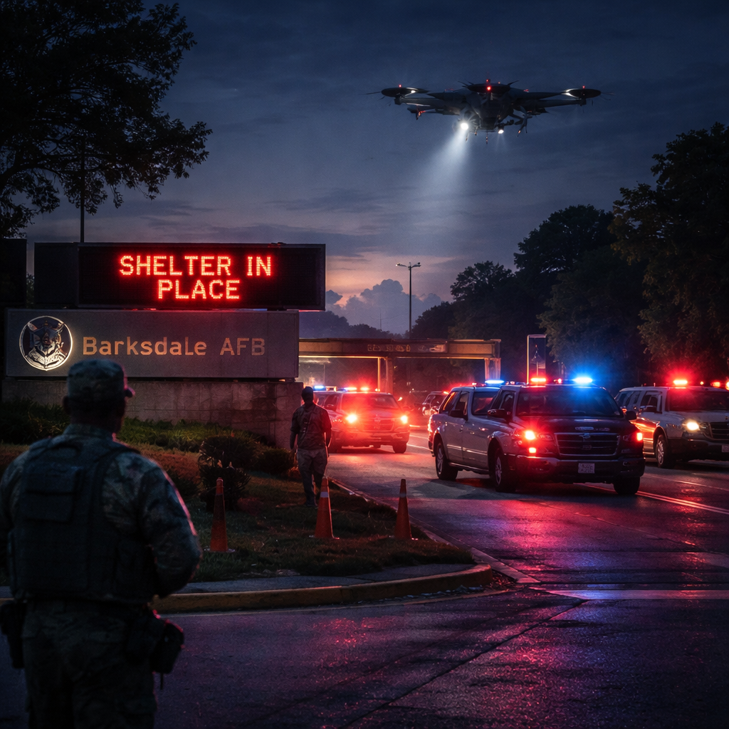 Dawn Lockdown Over Barksdale